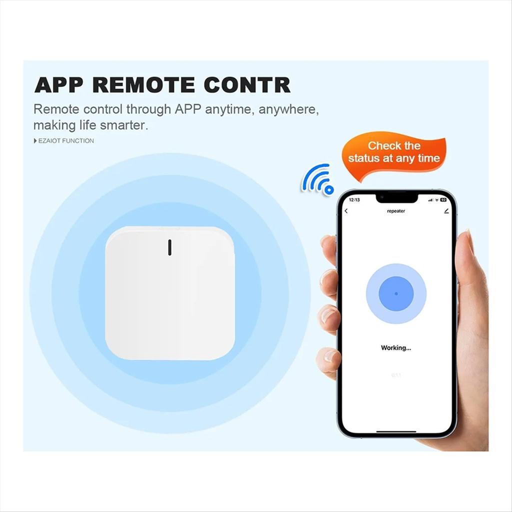 Tuya ZigBee3.0 Signal Repeater Zigbee Gateway Signal Amplifier Extender for Smart Home Devices Smart Automation EU PLUG