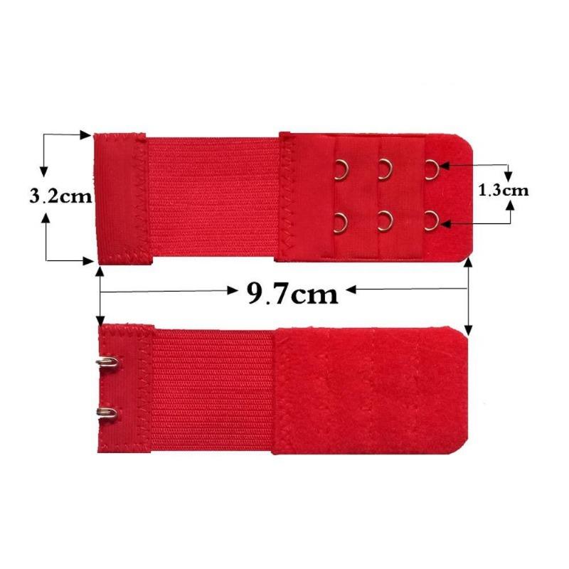 1PC/ Newly Women Bra Extender 3 Rows 2 Hooks Elastic Adjustable Lengthen Clasp for Underwear