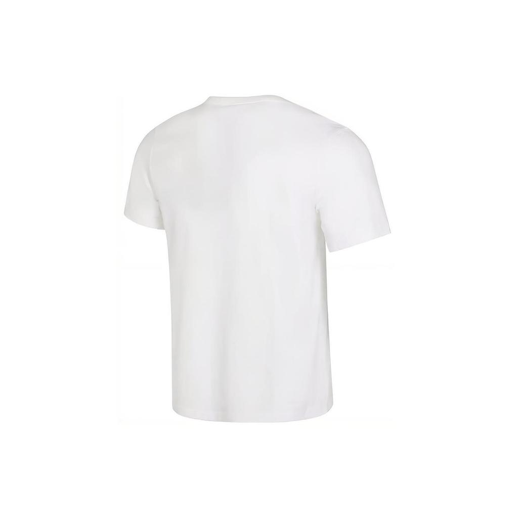 Jordan T Shirts Men's White Crew Neck Moderate Straight Fit FN3714-100