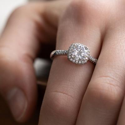 (Silver 925) Bella Halo Ring CR1881