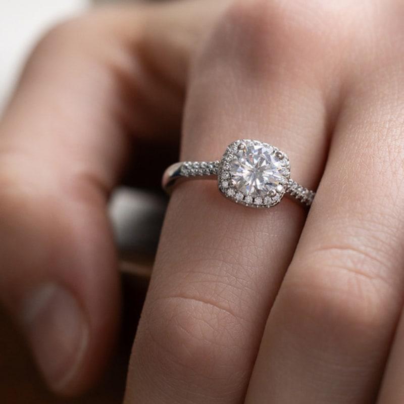 Tatiana (Silver 925) Bella Halo Ring CR1881