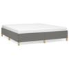 Vidaxl Bed Frame Without Mattress, Dark Gray, 160X200 Cm, Upholstered