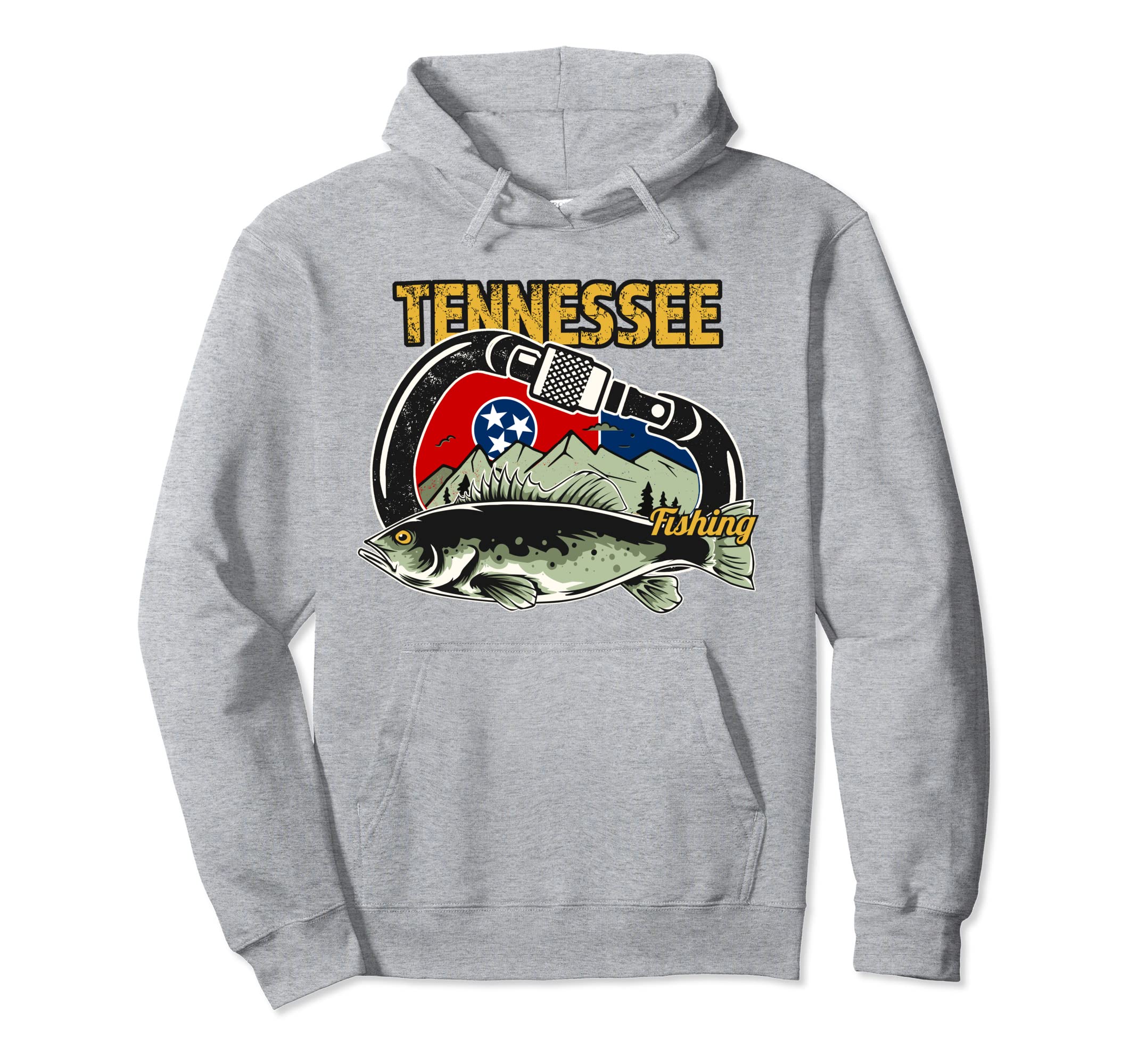 Retro Carabiner Tennessee Fishing Hoodie
