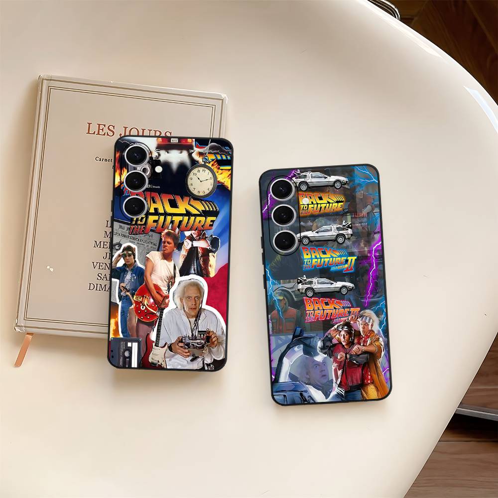 Movie B-Back To The F-Future Phone Case For Samsung S 24 Fe 25 Ultra Plus 20 Lite 21 30 22 23 24 22 Ultra 5G Fundas