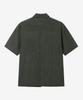 MINDBRIDGE [Couture] Crease Oversized Short Sleeve Pleated Shirt - 2 Colors