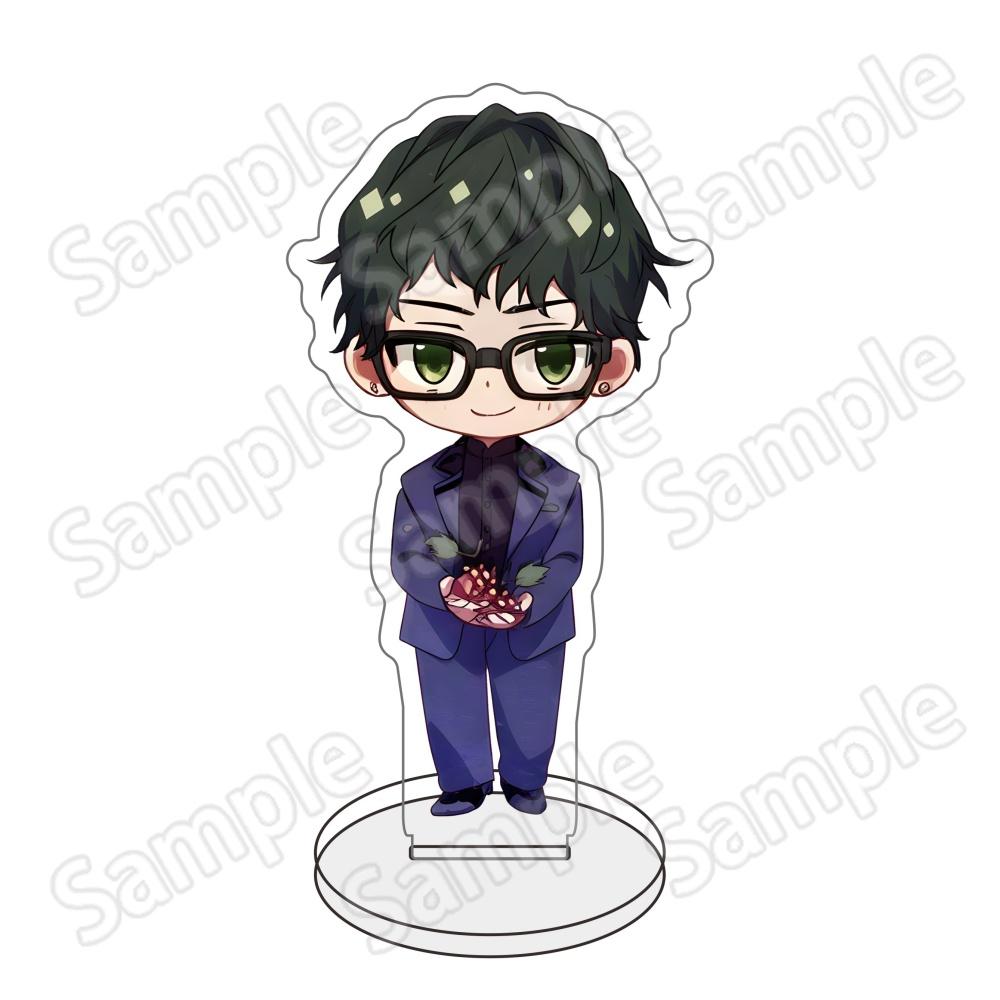 Anime Sasaki and Miyano Acrylic Stand Figure 10CM Chibi Sasaki Shuumei Miyano Yoshikazu Desktop Decoration Merch Gift for Fans 10 cm