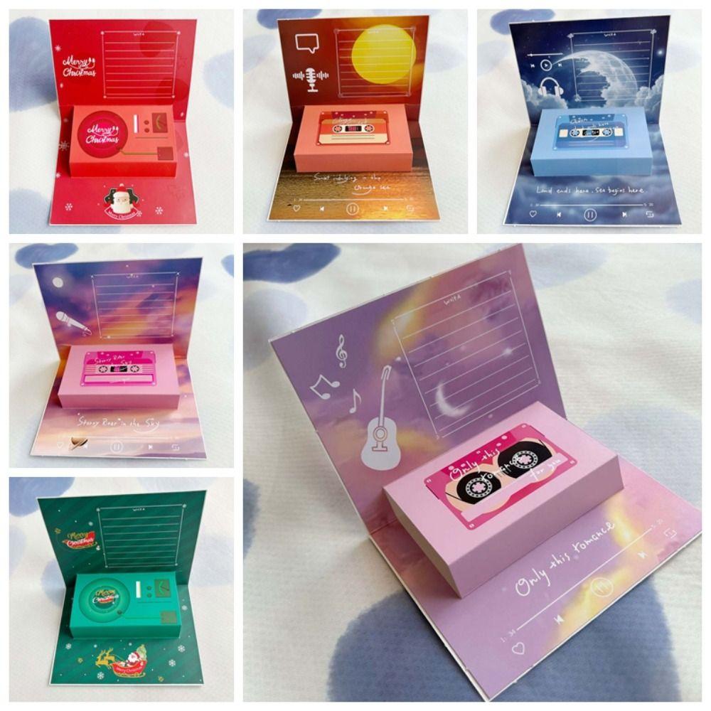 30 Seconds Recorder Greetings Card Button Batteries Confession of Love Artifact  Couple