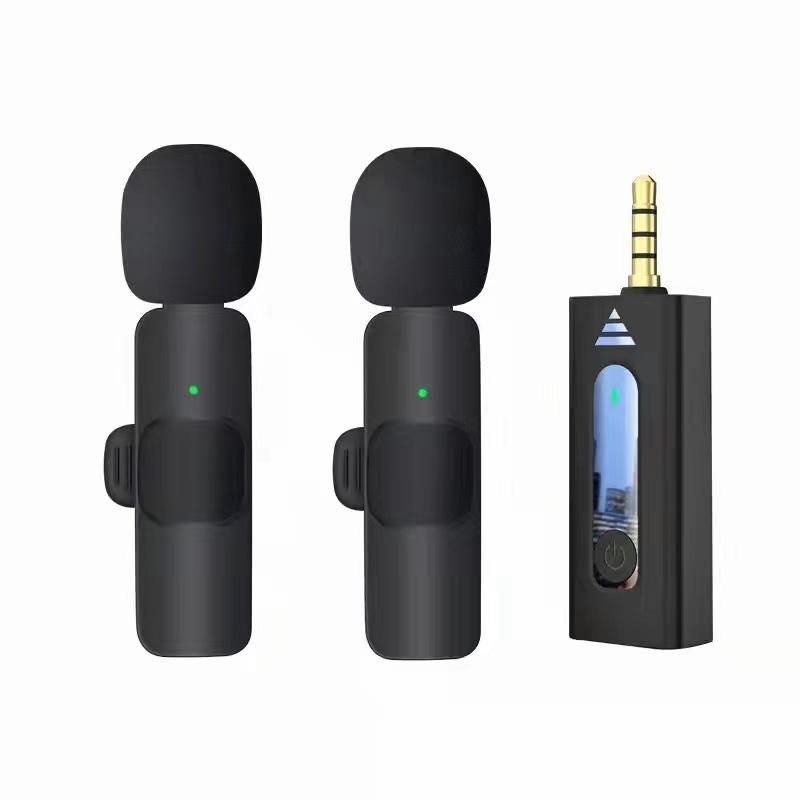 Vandlion Lavalier Lapel Wireless Microphone 3.5mm Compatible With Speaker Smartphone Car Audio And Camera