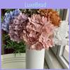Artificial Silk Hydrangea Flower Lifelike Single Stem For Wedding Home Decor