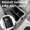 ABS Car Center Console Armrest Storage Box for Renault Samsung XM3 2021-2024 Car Tray Organizers Accessories