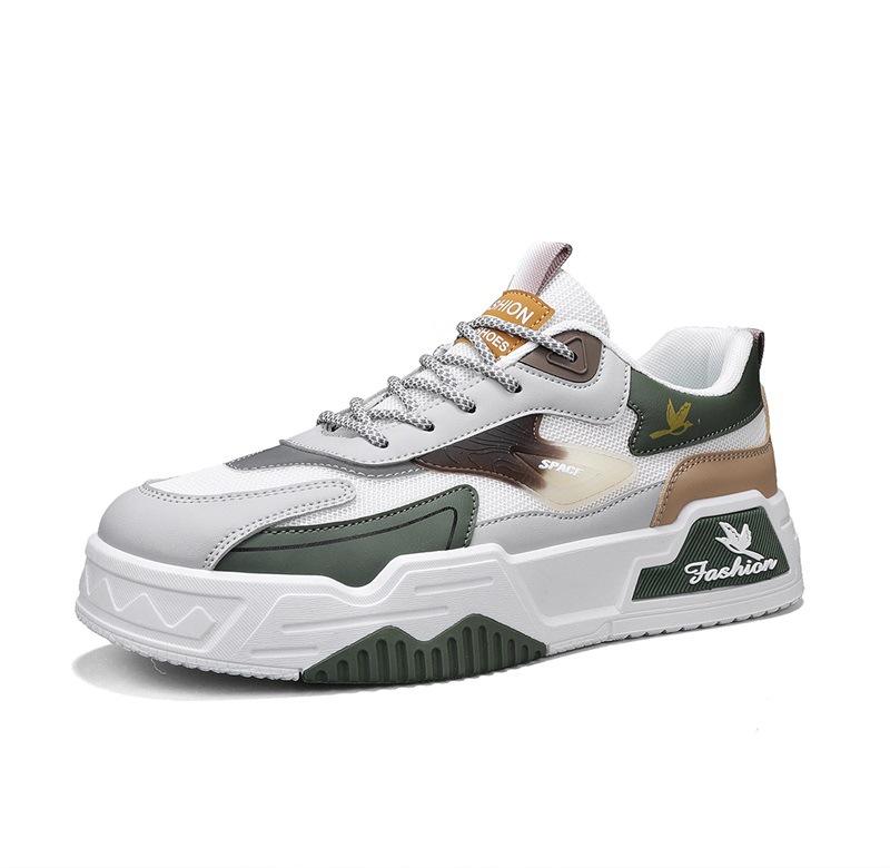 

Men s Summer Shoes New Leather Casual Trainers for Spring and Summer Junior Trainer Stylish Round-toe Trainers zapatillas hombre 39