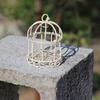 Yousheng Miniature Birdcage Ornaments, Decorative Mini Birdcage Figurine, Cute Garden Succulents Pot Decor Tea Banquet