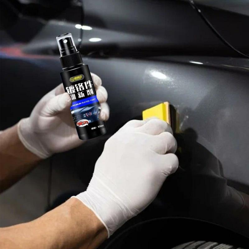 

Спрей Хром Поліроль 100мл Поліроль для металу Очищувач Хрому Відновник Захист фарби Універсальний Ефективний Захист Хрому Відновник CHINA