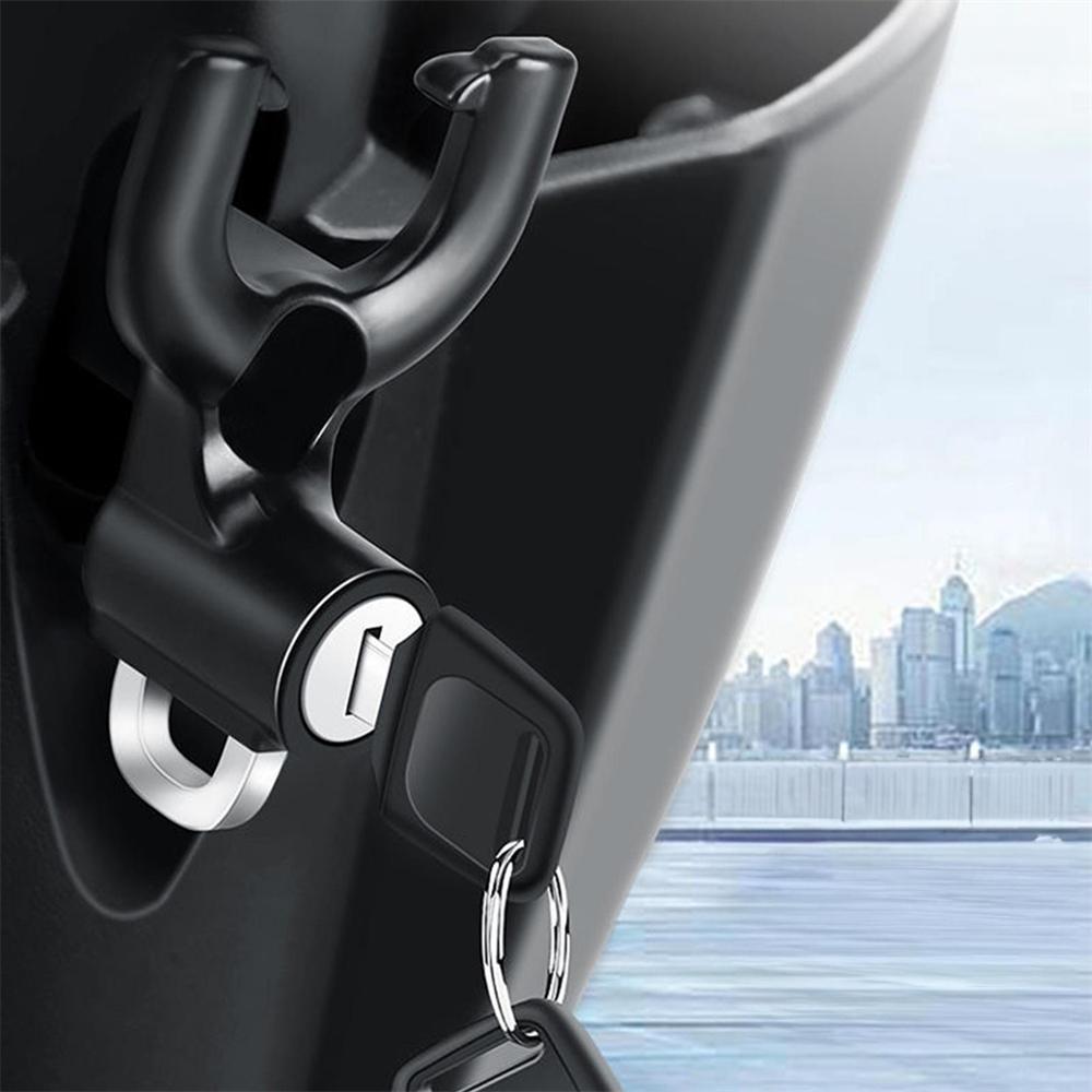 Universal Alloy Motorbike Bike Helmets Lock Hangings Hook | 2 In 1 Tamper-Proof