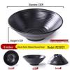 Commercial Black Melamine Conical Noodle Bowl