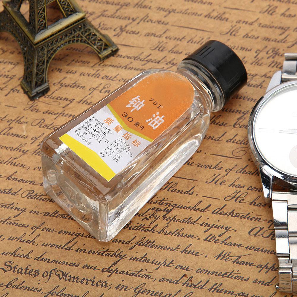 Hochwertiges Uhrenöl, Wartungsreinigungs- und Reparaturwerkzeug, Schmiermittel für Armbanduhren, 30 ml