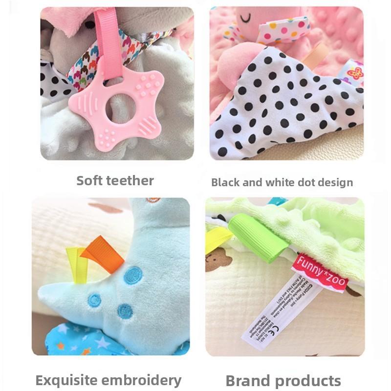 Baby Animal Comforter Plush Toy For Infants And Toddlers