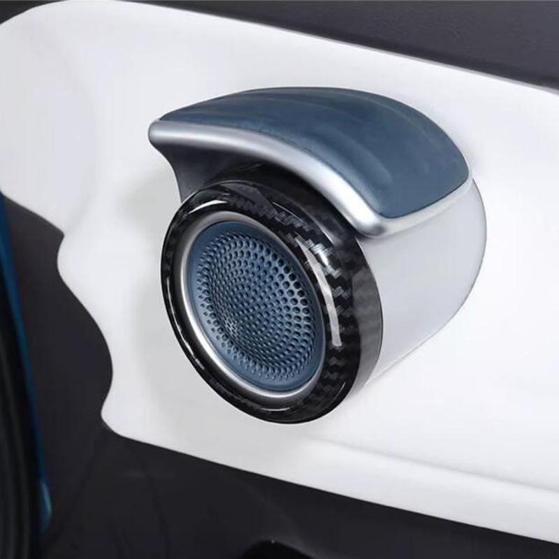 For BYD ATTO3/Yuan Plus   2024 ABS Car Door Horn Speaker Cover Trim Sticker Decoration Frame Auto Interior Accessories