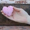4x Bath Bomb Heart Ylang-Ylang Rose 70g