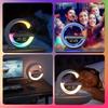 Intelligent Smart Led Lamp Bluetooth Speaker Wireless Charger Atmosphere Lamp