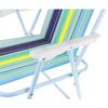 Faltbarer Campingstuhl mit Rückenlehne für Camping, Garten, Strand, Stabil