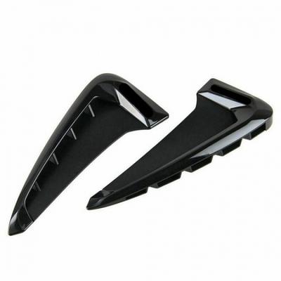2x Black Side Wing Air Flow Fender Intake Vent Cover For BMW X5 F15 2014-2017