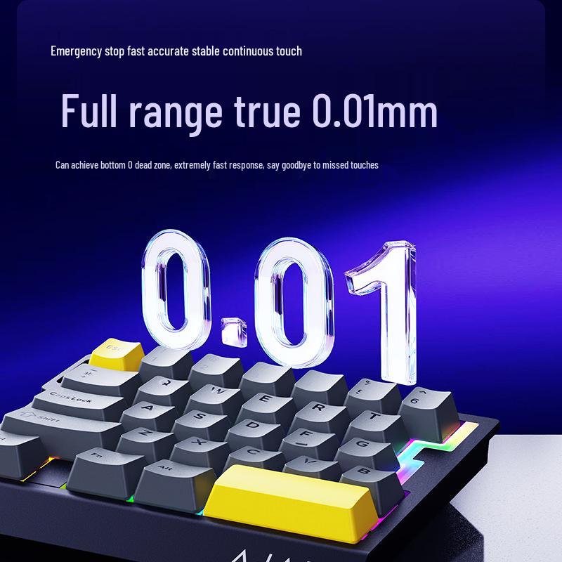 Ajazz AK029 One-Handed Gaming Keyboard, Magnetic Rice Shaft, Hi-Fi, 29 Keys, RGB, Customizable, Hot-Swappable