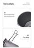 Widesea 750ML Pure Titanium Camping Pot - Lightweight Portable Cookware for Hiking and Mountaineering