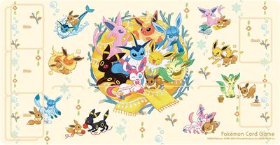 POKEMON Card Game Rubber Playmat Eeves