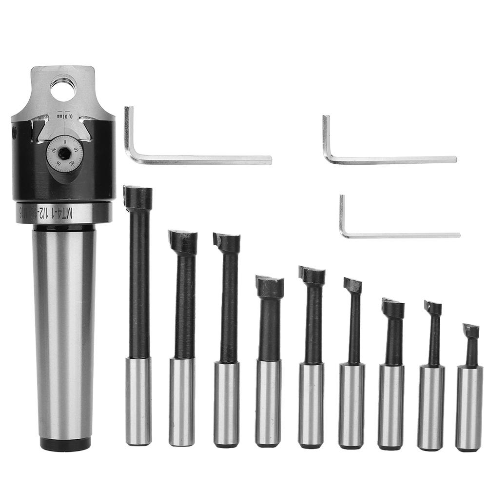 

High Hardness Carbon Steel F1 Boring Head 1 1 2 18UNF Tail Thread M16 MT4 Shank Tail Thread