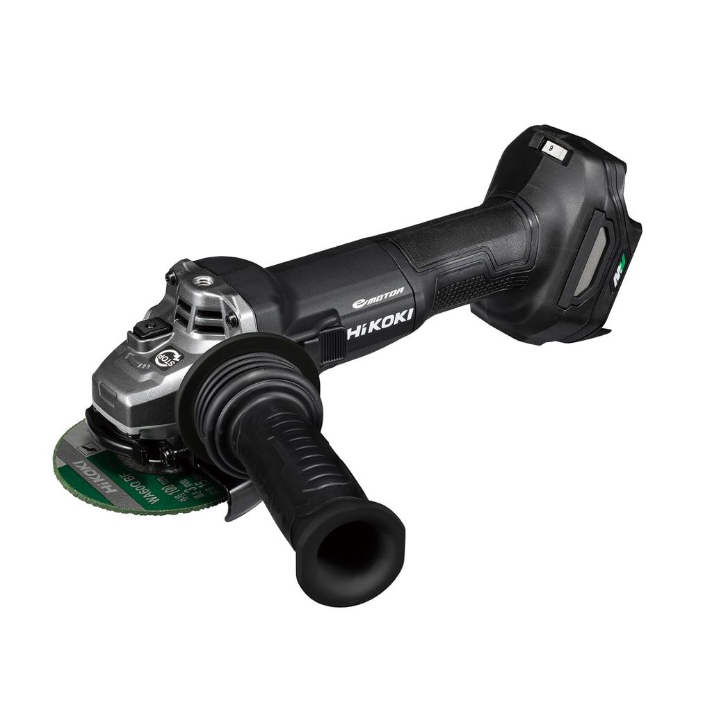 Grinder cu disc reîncărcabil HiKOKI 36V G3610DC Jucărie neagră Diametru 100 mm Comutator glisant vândut separat Baterie/Încărcător/Carcasa G3610DC(NNB)