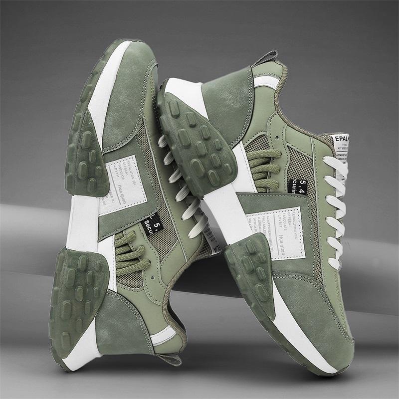 2024 Fashion Men Sneakers Casual Shoes Cushioning Non-Slip Outdoor Sports Shoes Gym Training Athletic Vulcanize Shoes