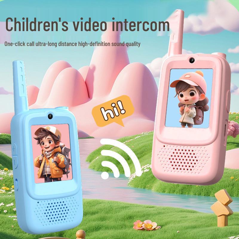 Children's Wireless Mini Video Intercom Toy - Parent-Child Interactive Birthday Gift