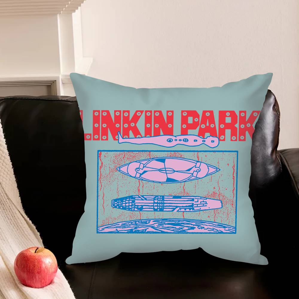 H-Linkin-N Band Park-S Pillowcase Living Room Sofa Cushion Cover Bedroom Room Bed Pillow Cover Home Decoration