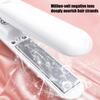 Portable Hair Styling Iron with Rapid Heating Technology Curling and Straightening for Various Hair Types ABS Texture