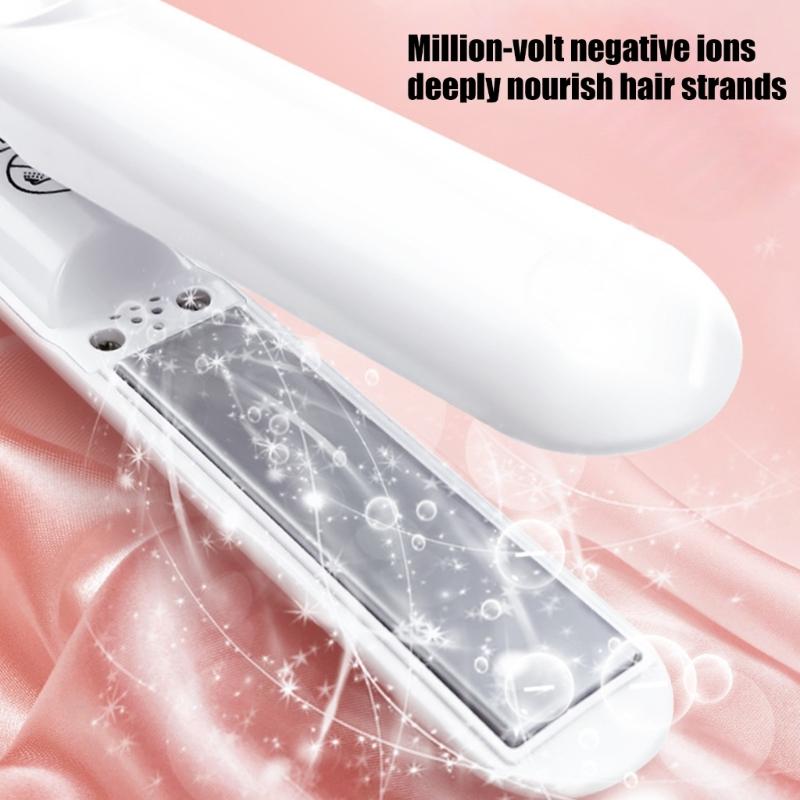 Portable Hair Styling Iron with Rapid Heating Technology Curling and Straightening for Various Hair Types ABS Texture