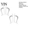 Toilet Seat Support Clip Stabilizer, Clip-On No Drilling Required Clamps, Stable Fixation Fastener Easy Installation Lid Lifter, for Home Bathroom Use