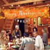 Large Thanksgiving Banner Decorations Outdoor 120x20 Inch,Turkey Maple Leaf Pumpkin Decorations Happy Thanksgiving Yard Banner for Indoor Home House