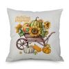 Thanksgiving Throw Pumpkin Pillow Cover Pillowcase Decorative Sofa Cover Cushion
