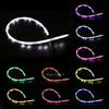 Rechargeable Led Dance Whip 10Colors Light Show Disco Music Festival Party Flow Whip for Kid Adult Women and Men Glow Whip Party