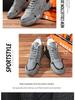 Men's High-Top Cotton Martin Boots: Korean-Style, Velvet-Lined, Warm, Non-Slip, Wear-Resistant, Snow-Ready for Autumn & Winter.