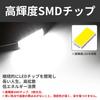 KONPON / LED License Plate Light, Custom Parts, Toyota Yaris Exclusive License Lamp, Easy Installation