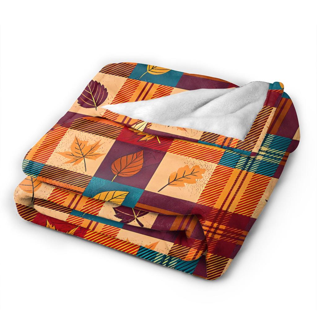 New Year Plaid & Pattern Blanket  Super Warm Comfortable Plush Throw Blanket For Students Outdoor Flannel Bedspread Bed Cover