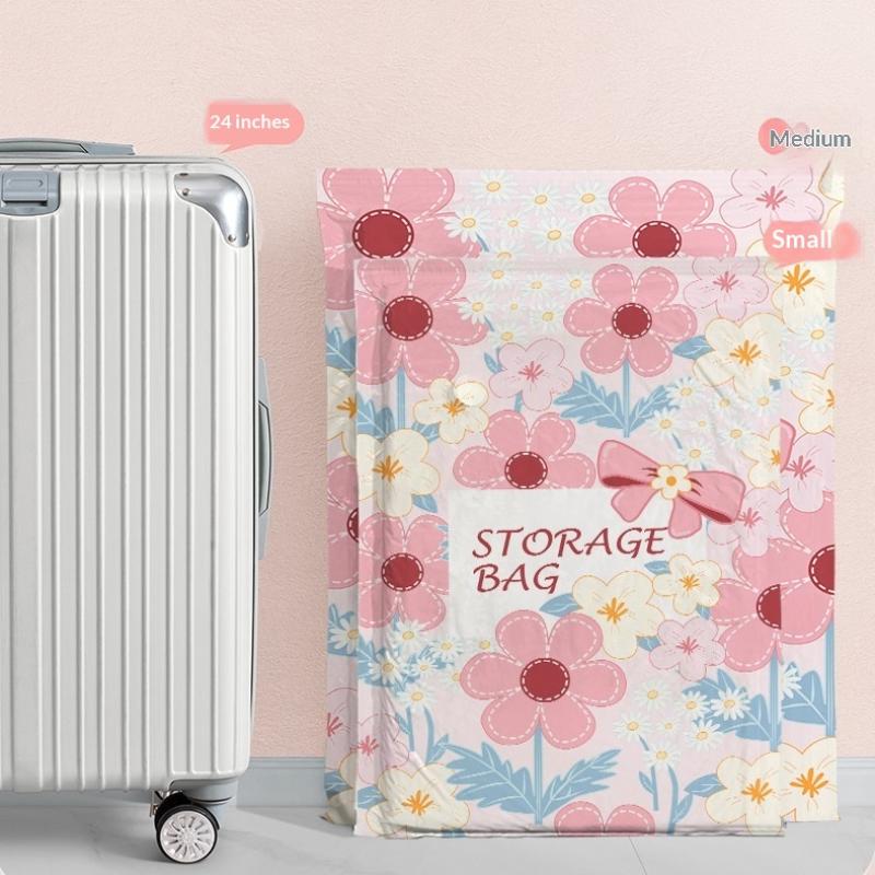 Vacuum Storage Bag Space Saver Bags Compression For Comforters And Blankets, Sealer Clothes Travel Packing Organizer