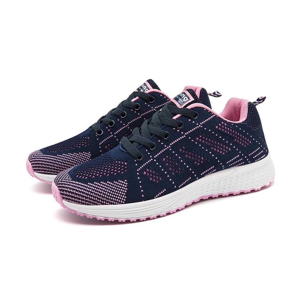 

Women S Casual Shoes, Fashionable Breathable Knitted Flat Sneakers, Women S Sneakers, Vulcanized Bottom Gym Sneakers, Women S White Shoes 35