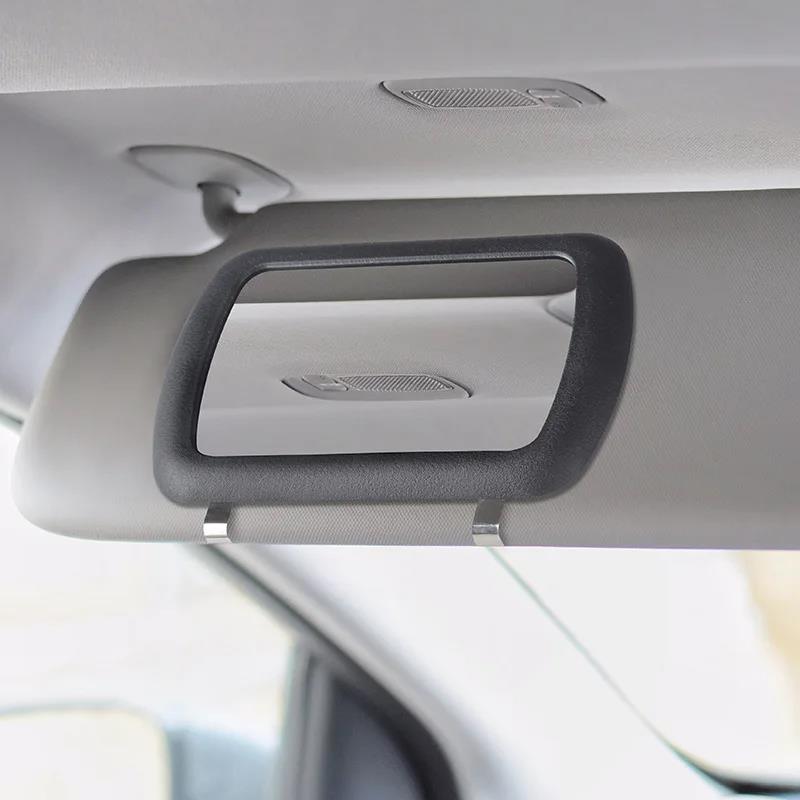 Car sunshade makeup mirror car front passenger sunshade universal car interior decoration with makeup mirror Interior Mirrors6
