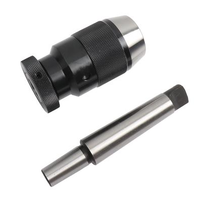 Self Tighten Drill Chuck Drill Chuck 1-16mm Capacity 45# Steel Self Tighten Keyless Lathe Drill Chuck with MT3-B18 Taper Arbor