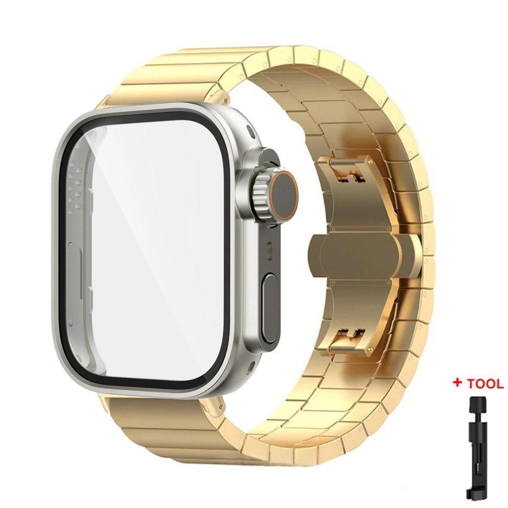 Case+Stainless Steel Band For Huawei Watch Fit4/Fit 4Pro Protective To Ultra Case Metal Strap For Huawei Watch Fit 3 only case