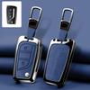 Zinc Alloy Leather Car Key Case For Toyota Auris Corolla Avensis Verso Yaris Aygo Scion Tc Im Camry Rav4 Forturner Hilux Key Fob