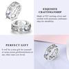 New 925 Silver Rings Simple Sparkling Stackable Original Rings For Women Anniversary Engagement Love Jewelry Gift
